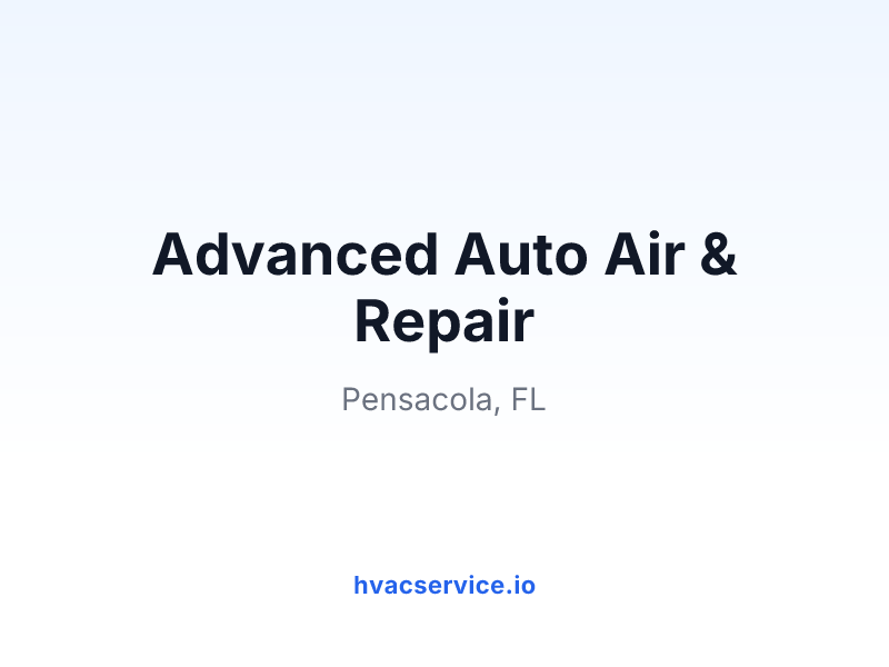 Advanced Auto Air & Repair