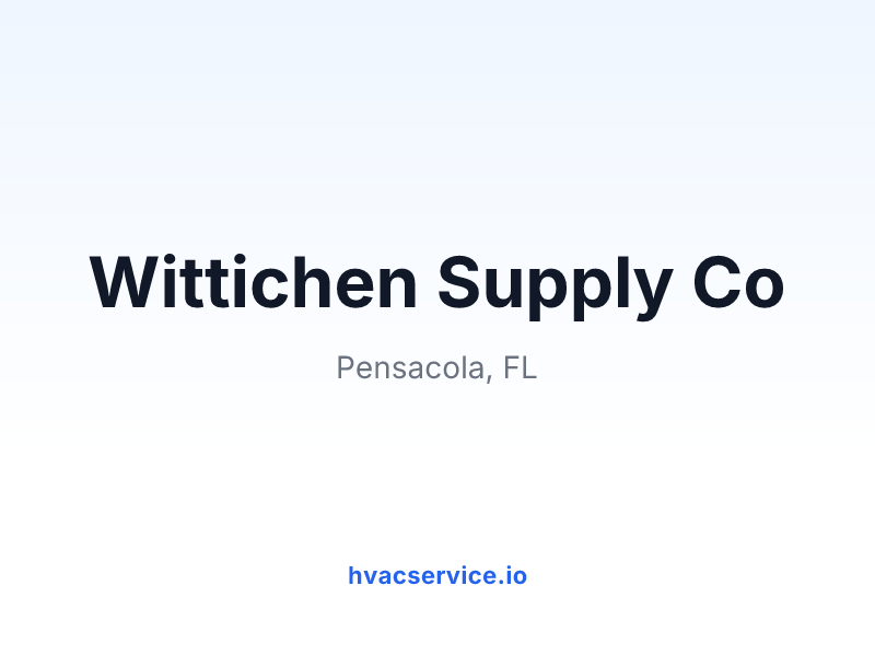 Wittichen Supply Co