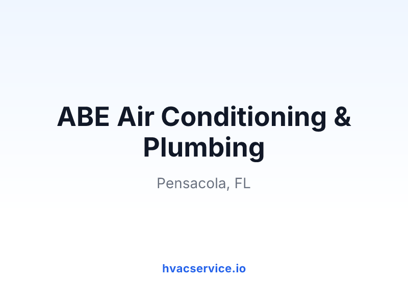 ABE Air Conditioning & Plumbing