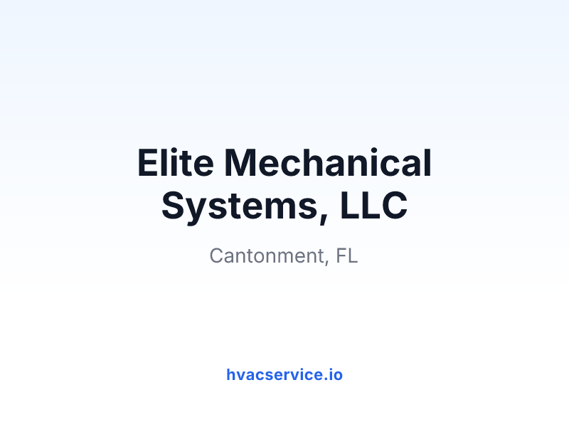 Elite Mechanical Systems, LLC