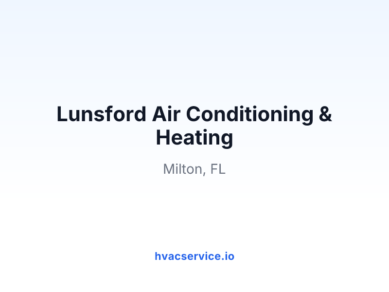 Lunsford Air Conditioning & Heating