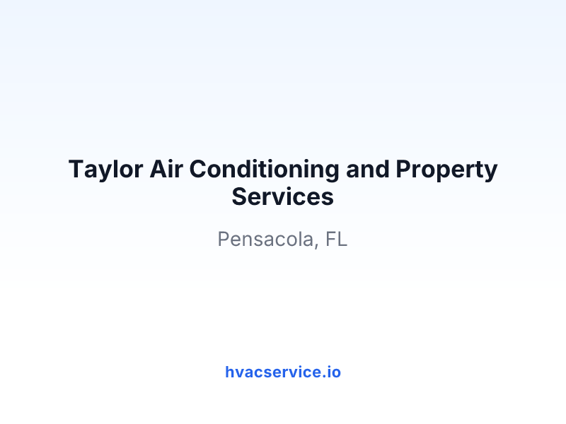 Taylor Air Conditioning and Property Services