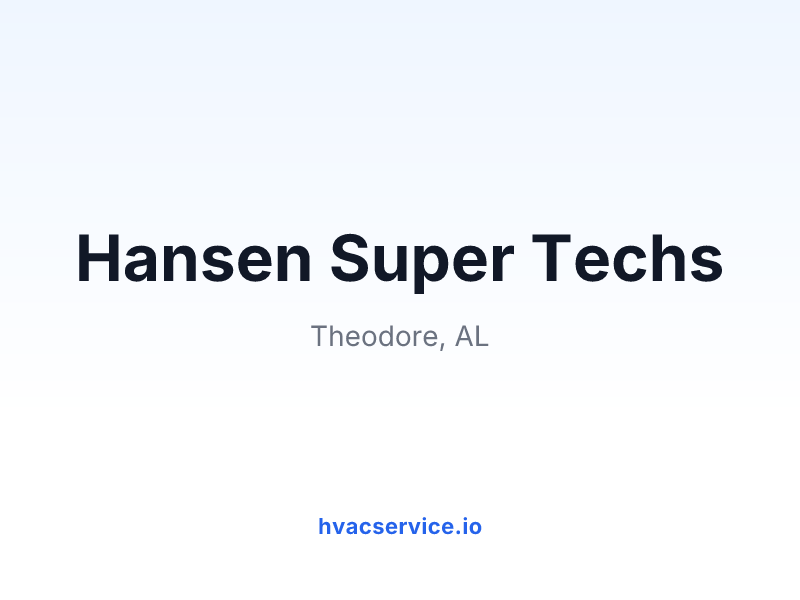 Hansen Super Techs