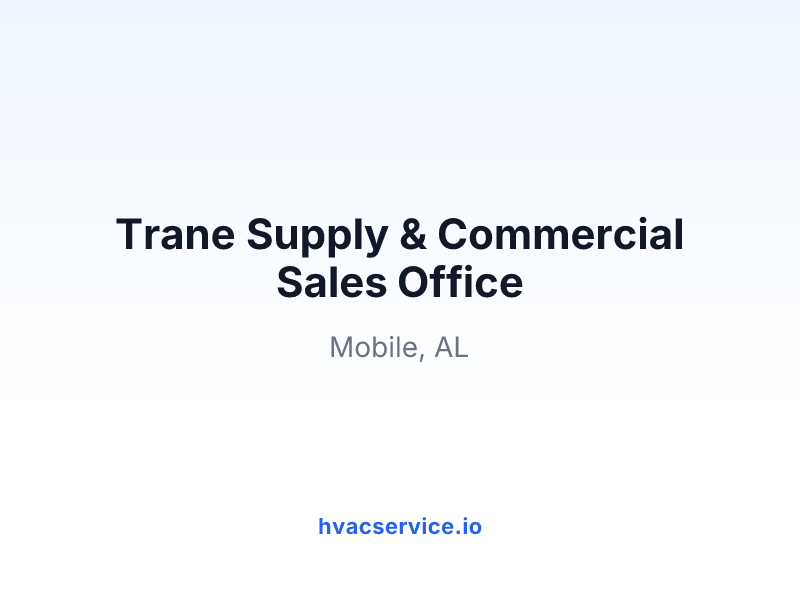Trane Supply & Commercial Sales Office