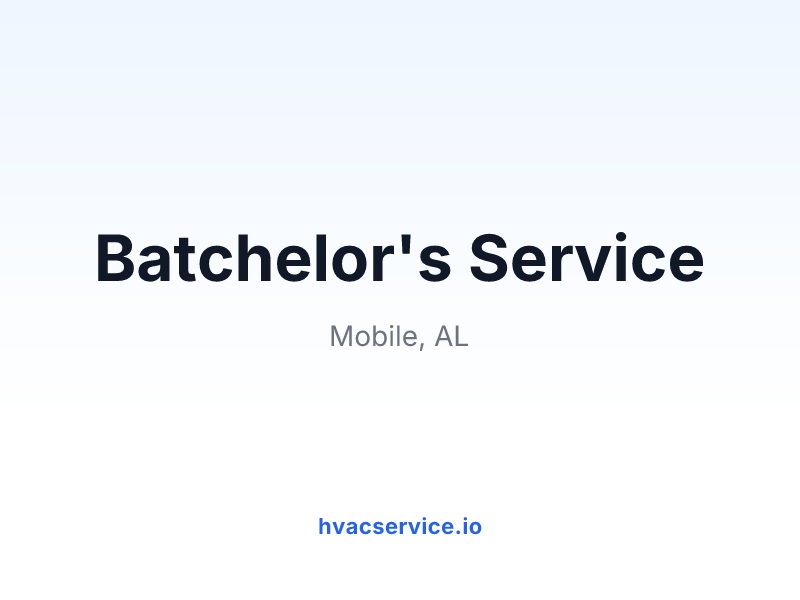 Batchelor's Service