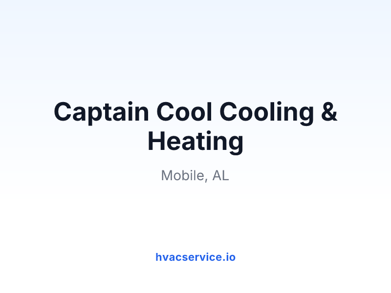 Captain Cool Cooling & Heating