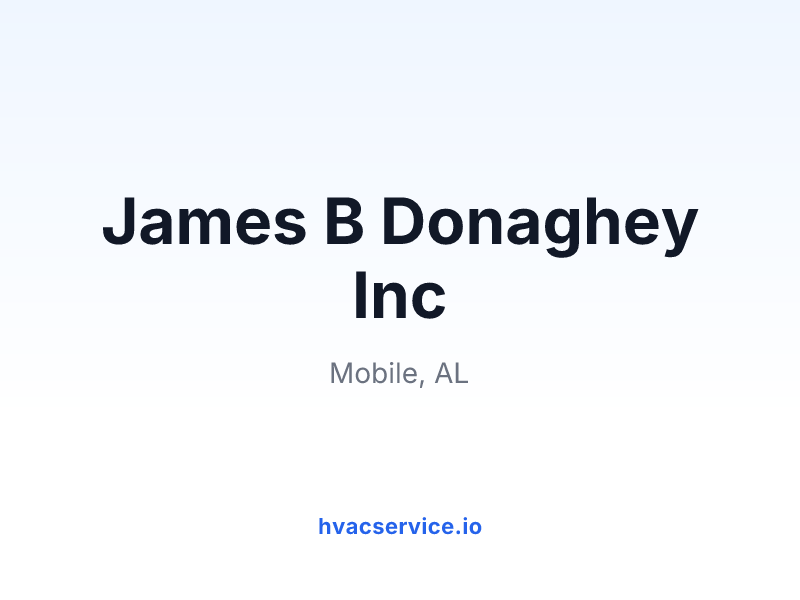 James B Donaghey Inc