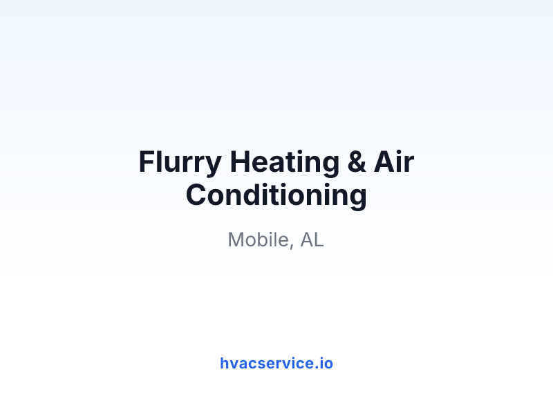 Flurry Heating & Air Conditioning