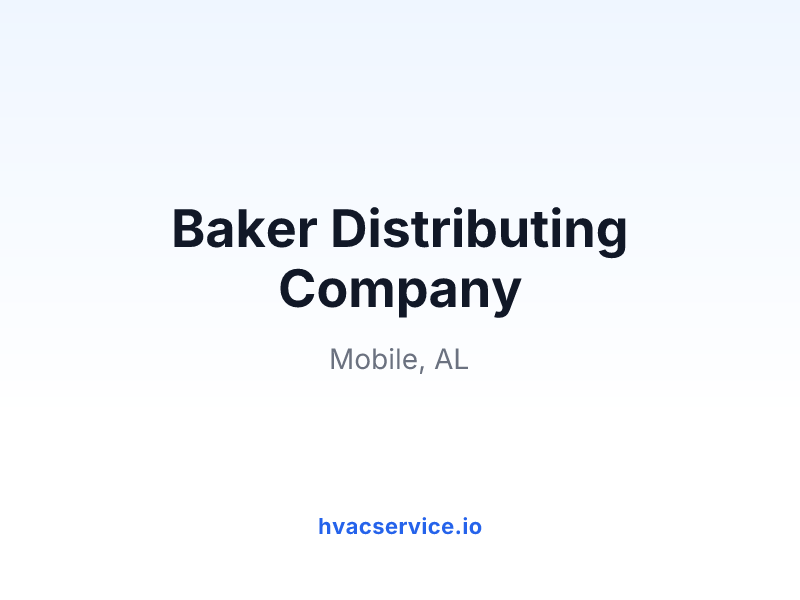 Baker Distributing Company