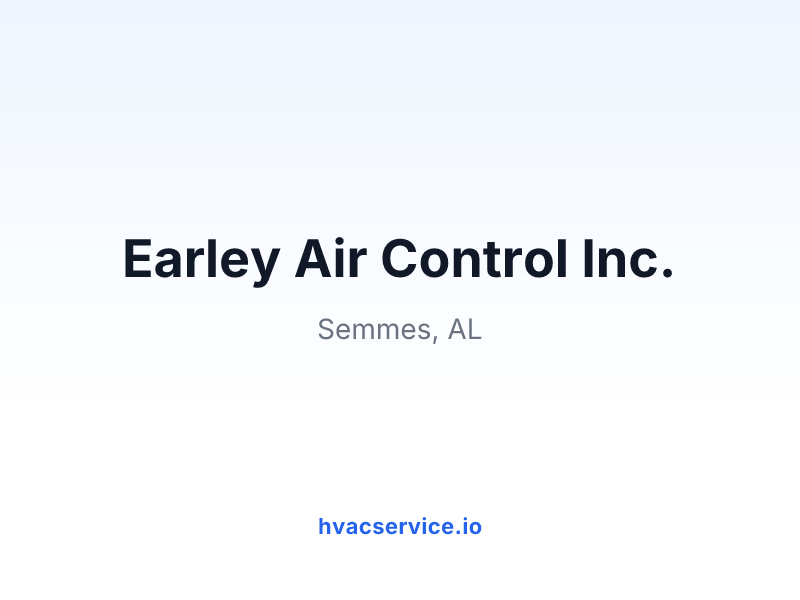 Earley Air Control Inc.