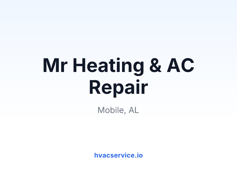 Mr Heating & AC Repair