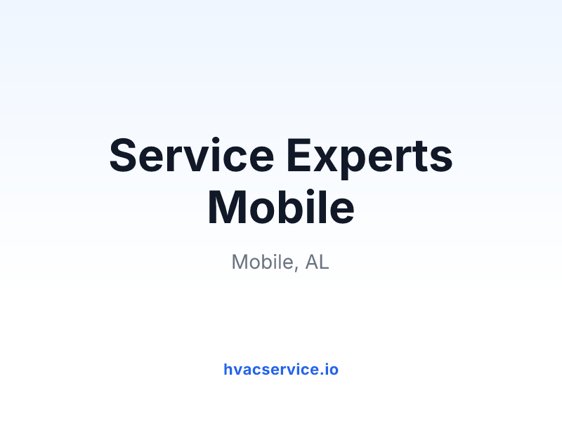Service Experts Mobile