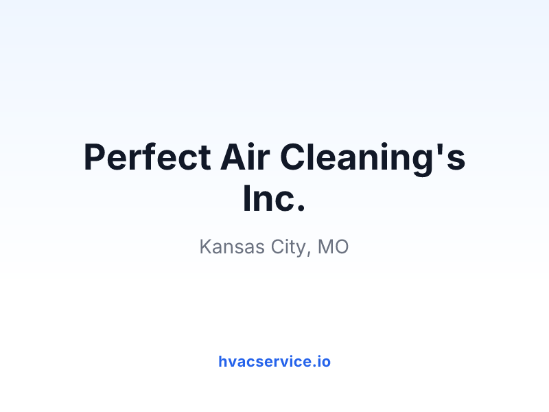 Perfect Air Cleaning's lnc.