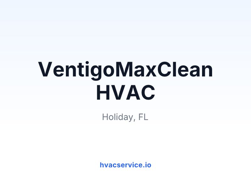 VentigoMaxClean HVAC