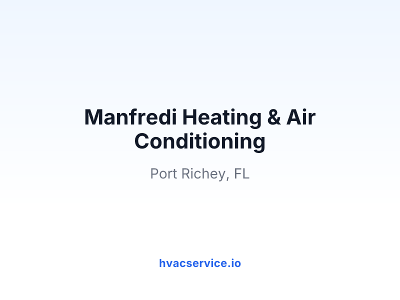Manfredi Heating & Air Conditioning