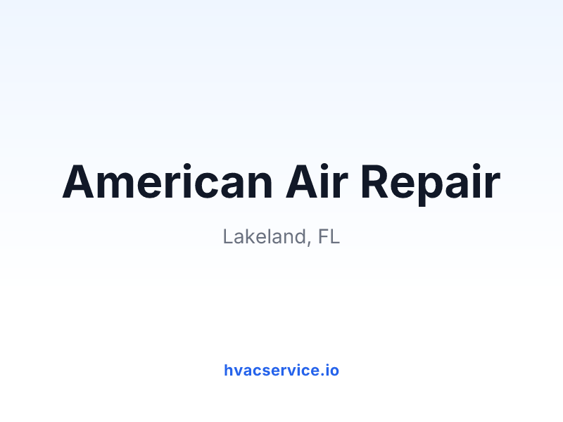 American Air Repair