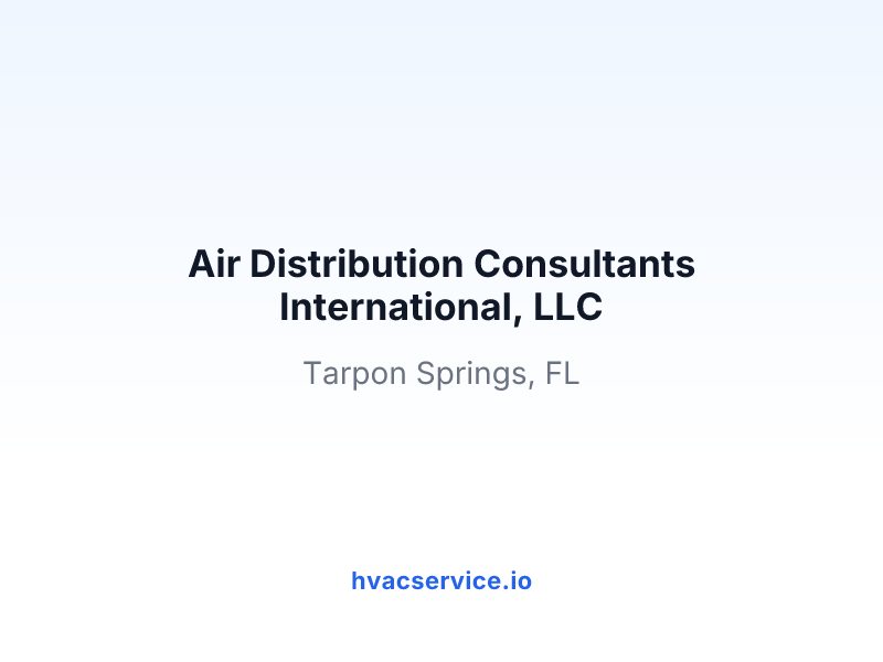 Air Distribution Consultants International, LLC
