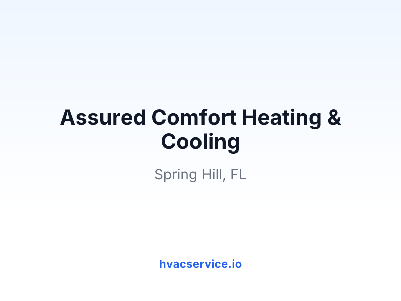 Assured Comfort Heating & Cooling