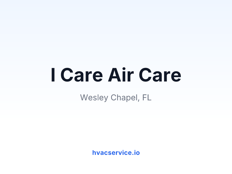 I Care Air Care