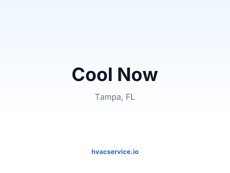 Cool Now