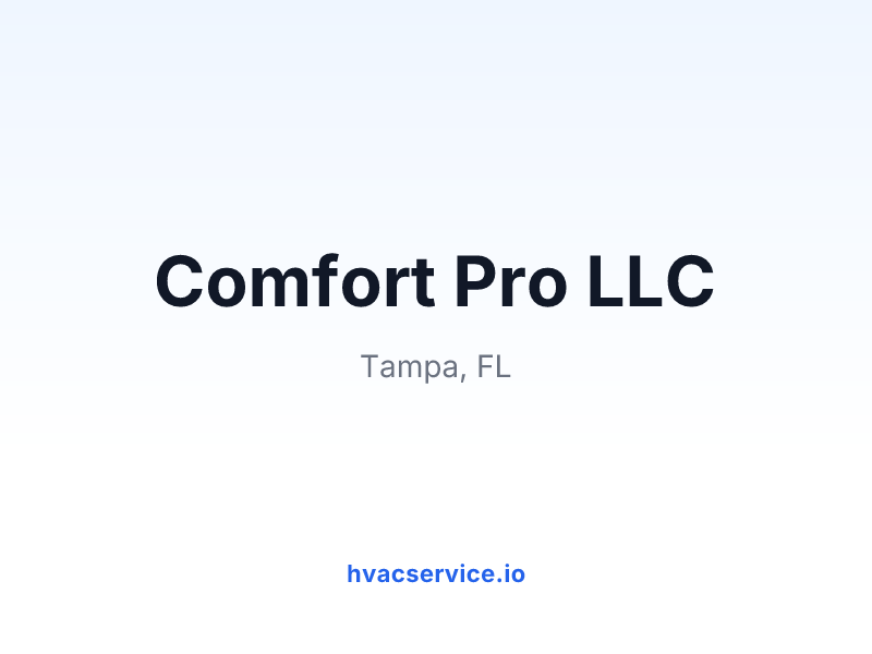 Comfort Pro LLC