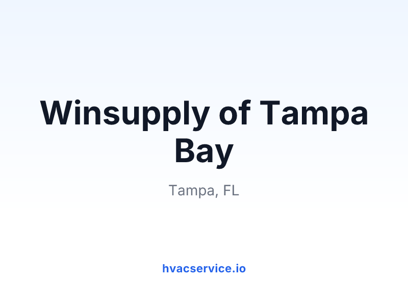 Winsupply of Tampa Bay