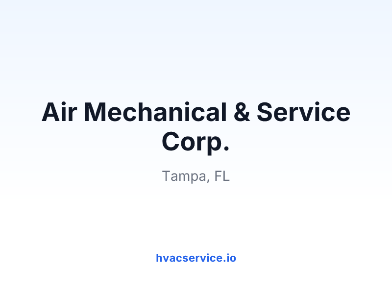 Air Mechanical & Service Corp.