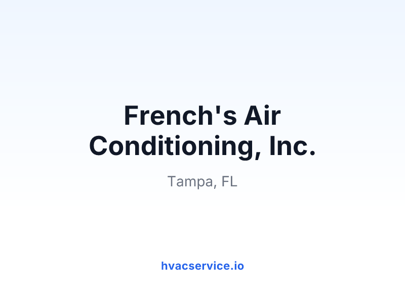 French's Air Conditioning, Inc.