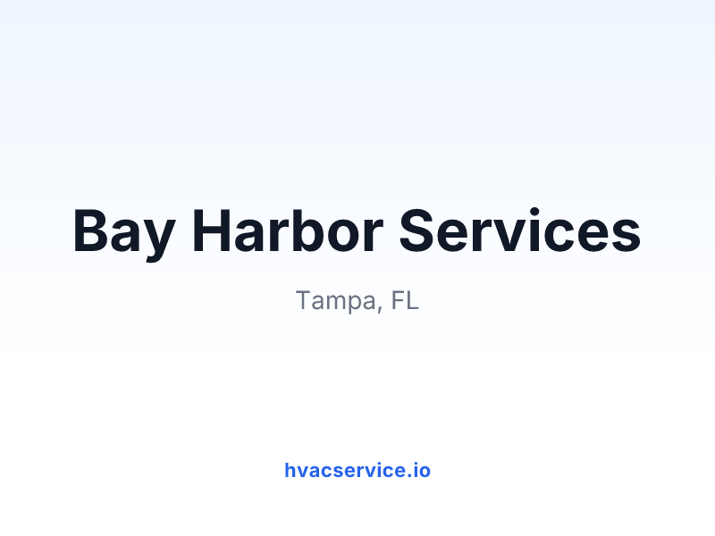 Bay Harbor Services