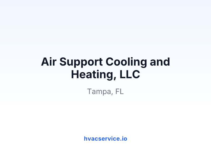Air Support Cooling and Heating, LLC