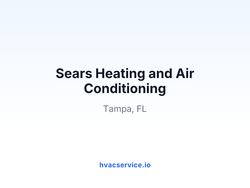 Sears Heating and Air Conditioning