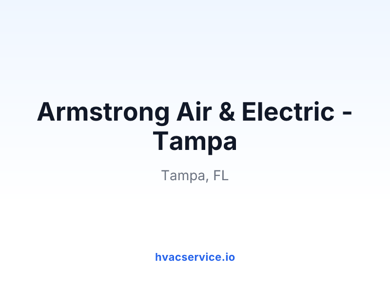 Armstrong Air & Electric - Tampa