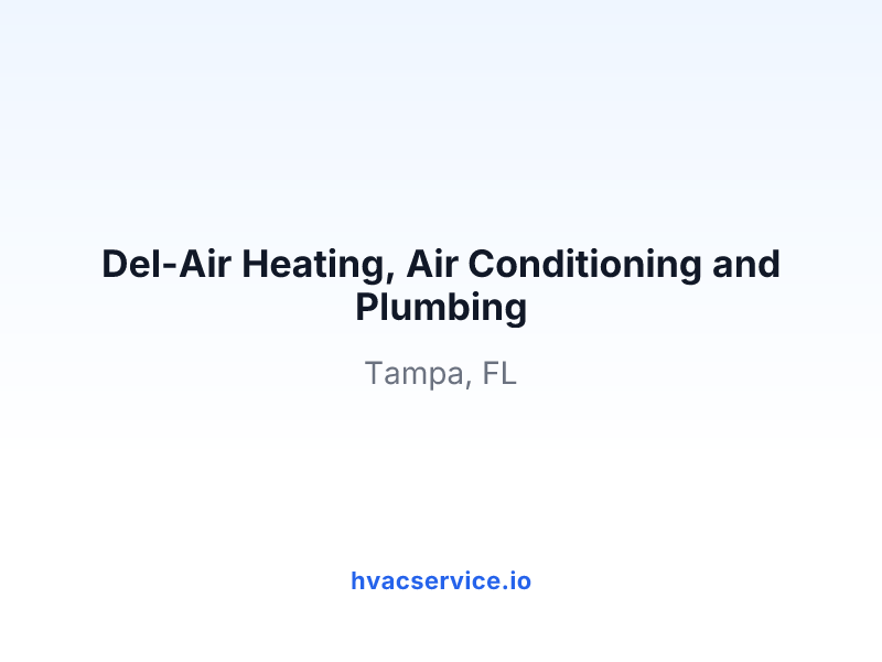 Del-Air Heating, Air Conditioning and Plumbing