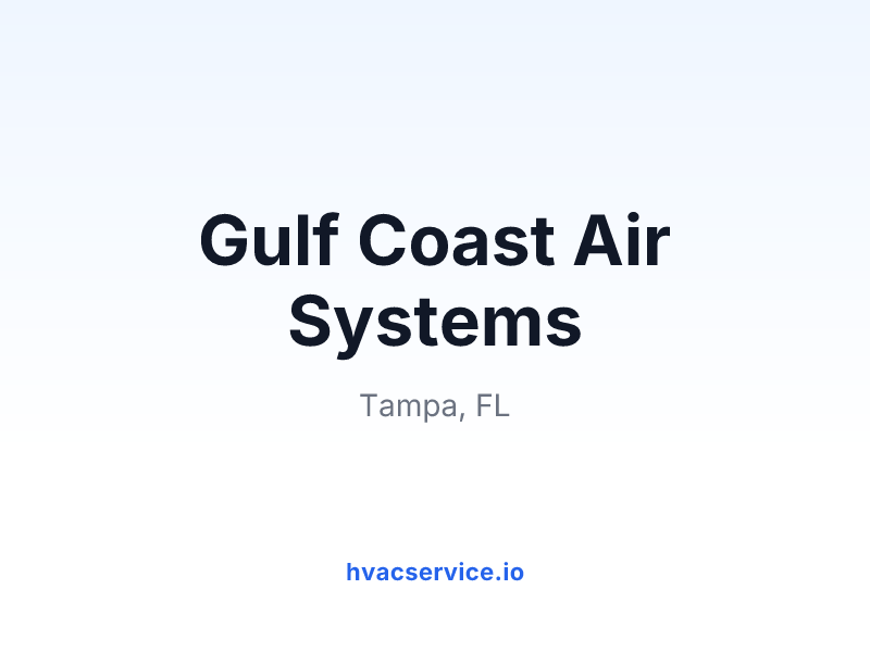 Gulf Coast Air Systems