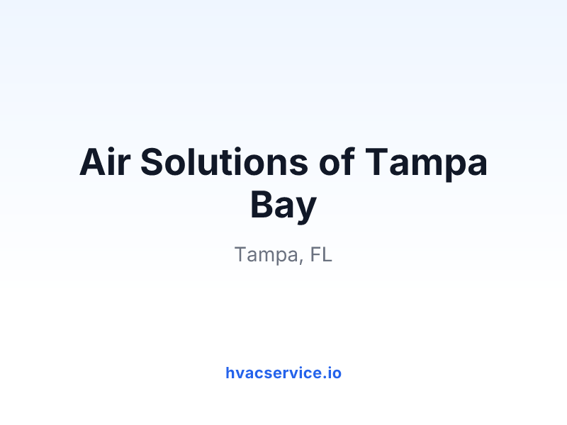 Air Solutions of Tampa Bay