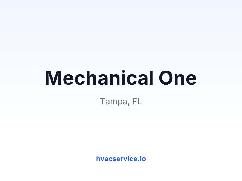 Mechanical One