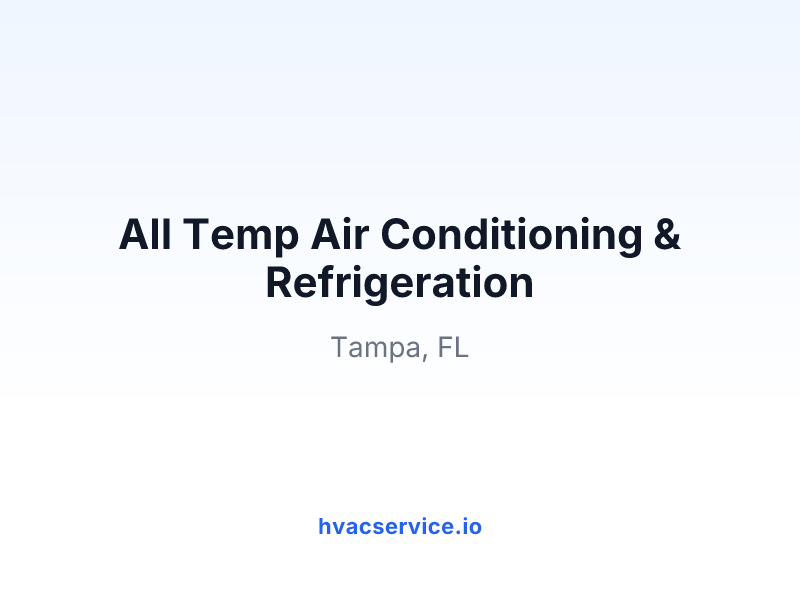 All Temp Air Conditioning & Refrigeration