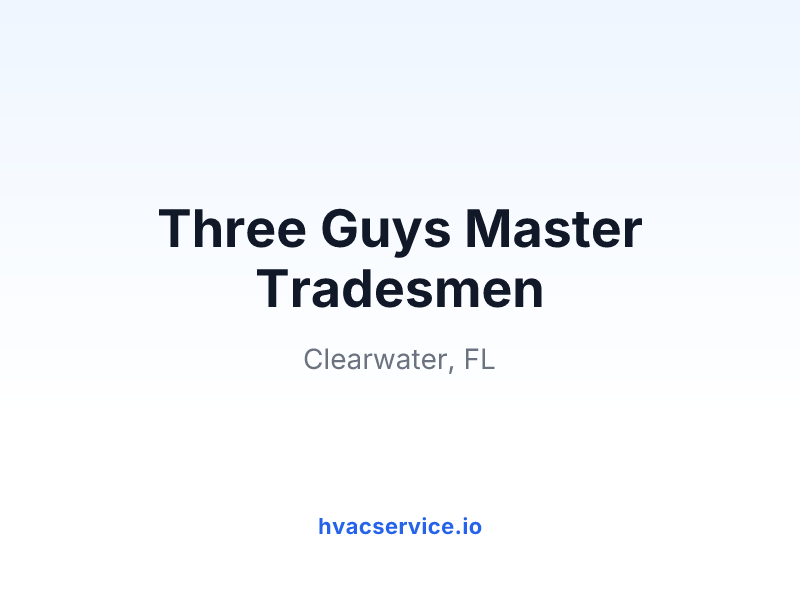 Three Guys Master Tradesmen