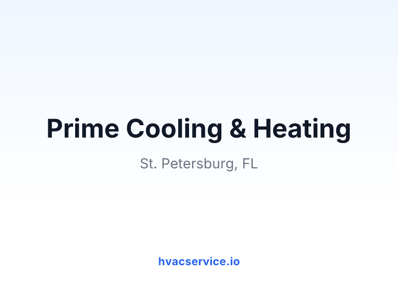 Prime Cooling & Heating