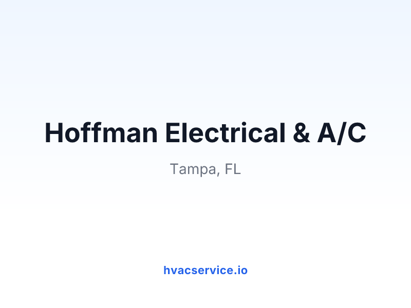 Hoffman Electrical & A/C