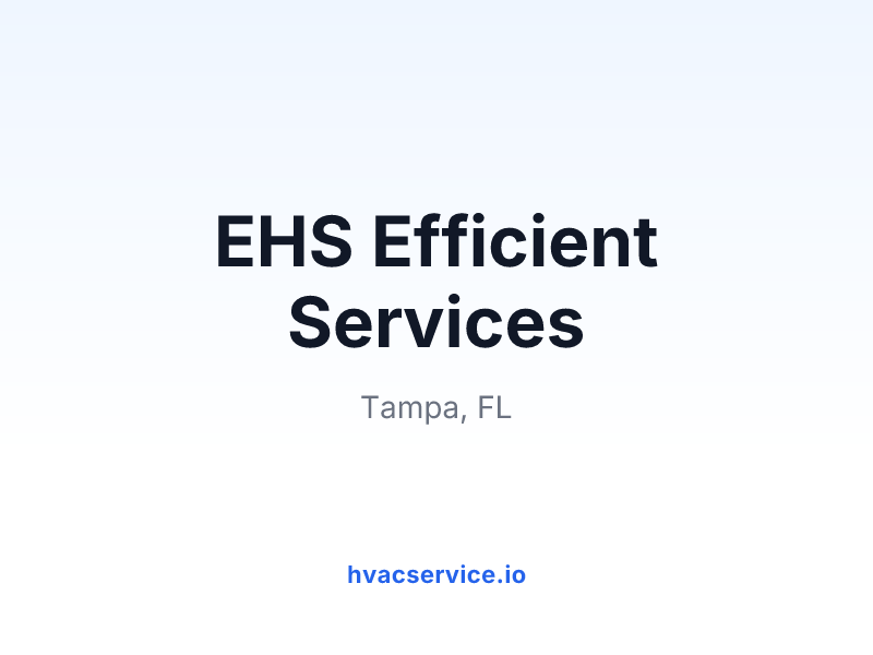 EHS Efficient Services