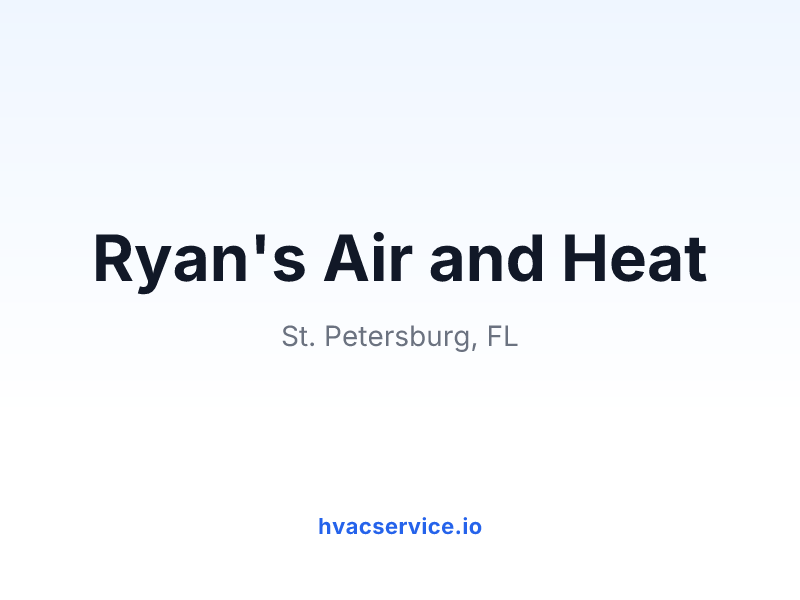Ryan's Air and Heat