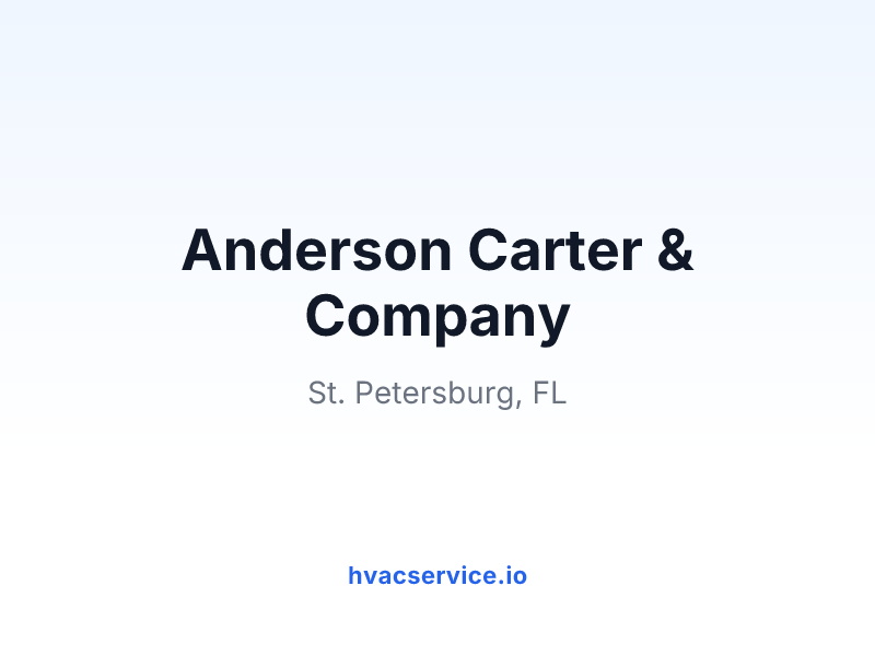 Anderson Carter & Company