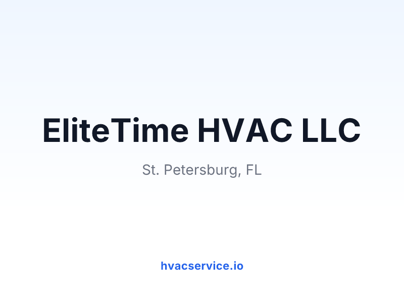 EliteTime HVAC LLC