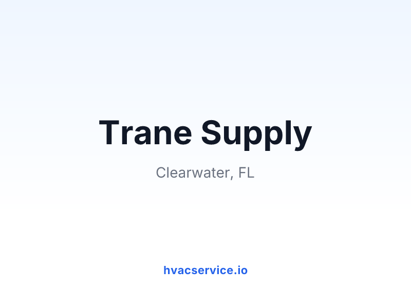 Trane Supply