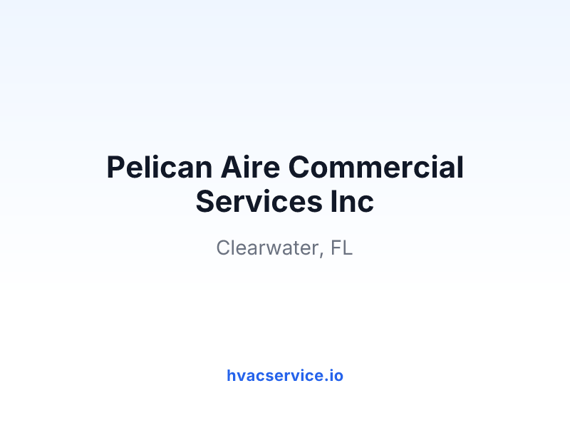 Pelican Aire Commercial Services Inc