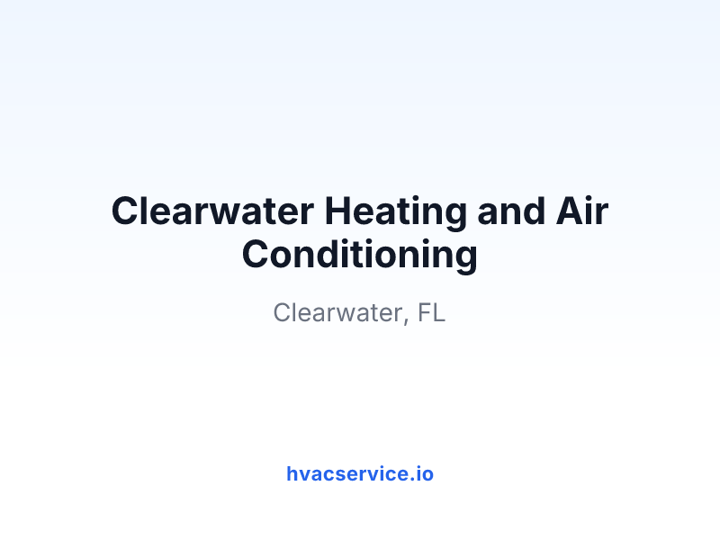 Clearwater Heating and Air Conditioning