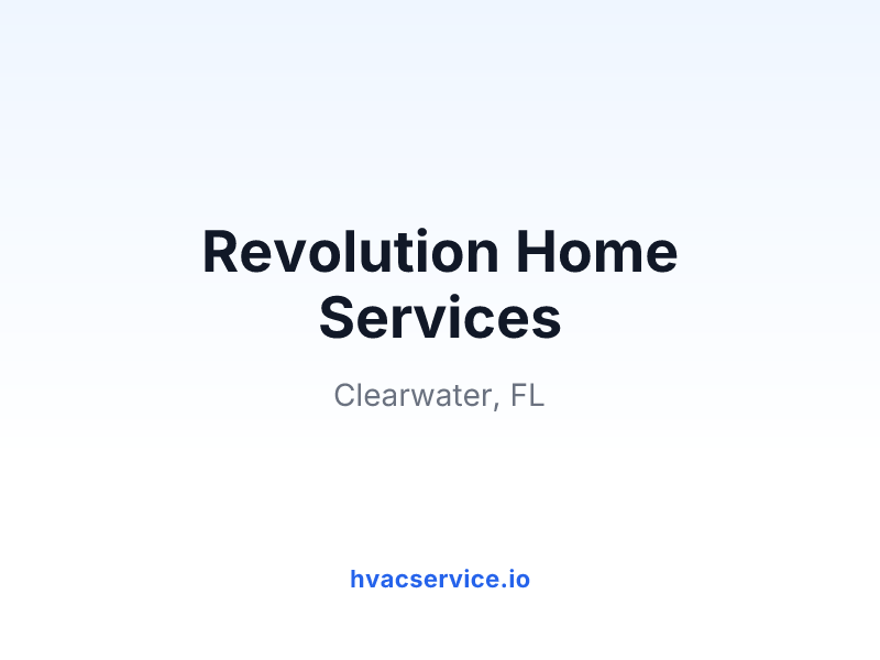 Revolution Home Services