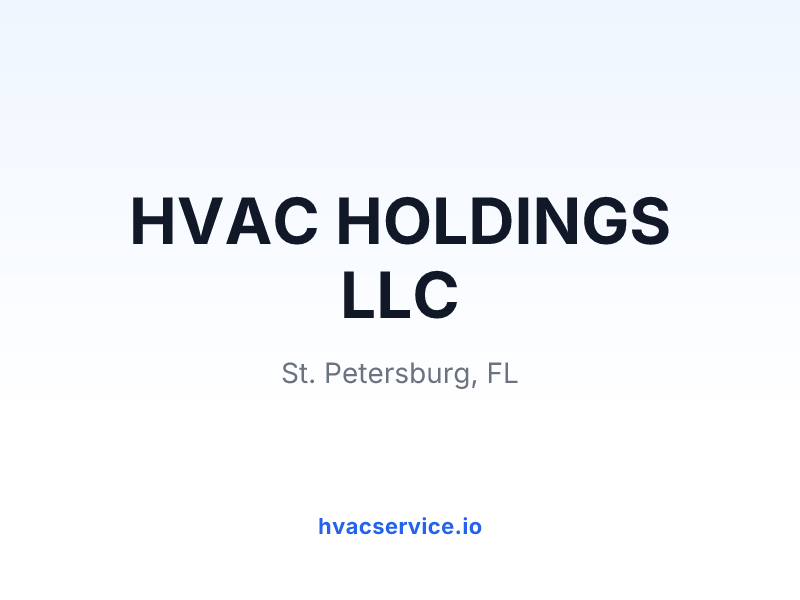 HVAC HOLDINGS LLC