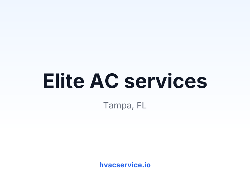 Elite AC services